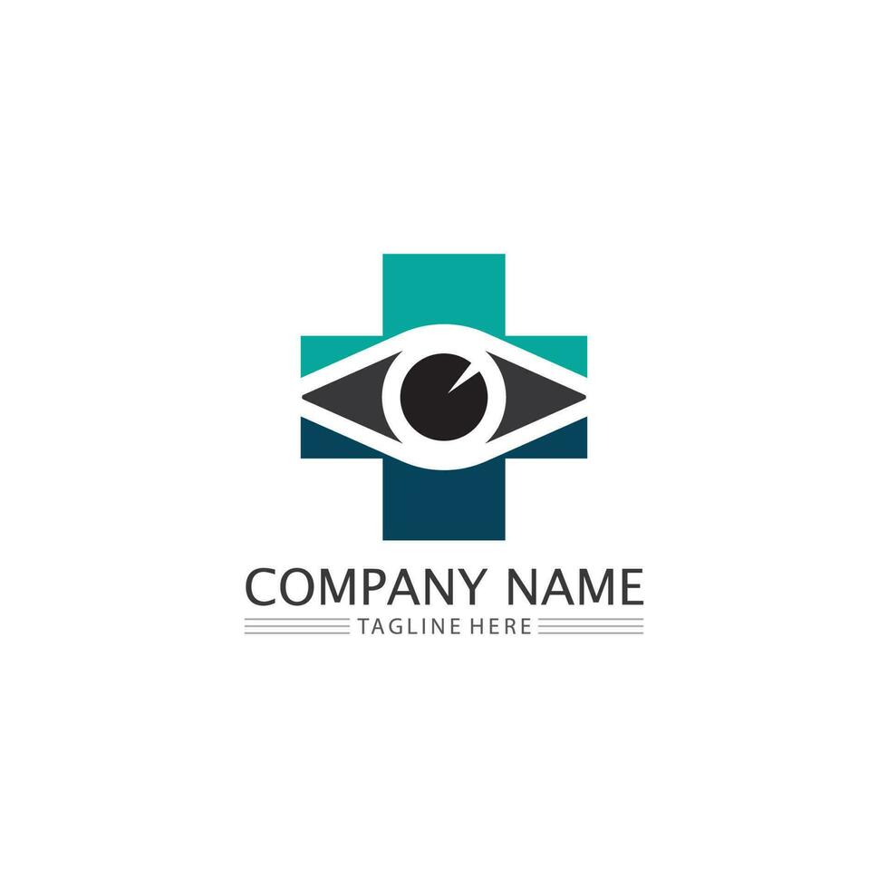 eye icon and vision design logo isolated sign symbol vector Intuition and spirituality