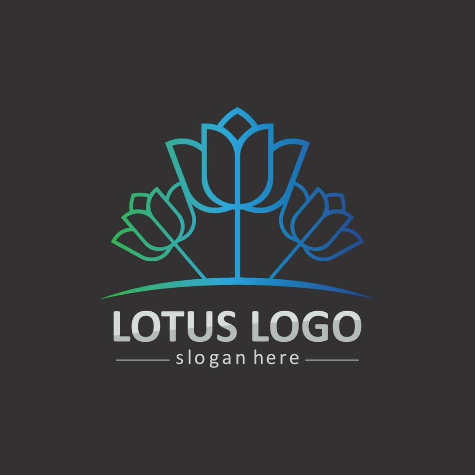 Beauty Vector lotus icon