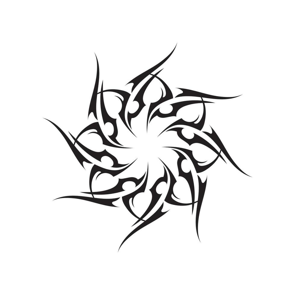 Tribal Ethnic Tattoo Icon Vector Illustration Design Logo 24718303 Tribal Ethnic Tattoo Icon Illustration Design Logo Free Vector 