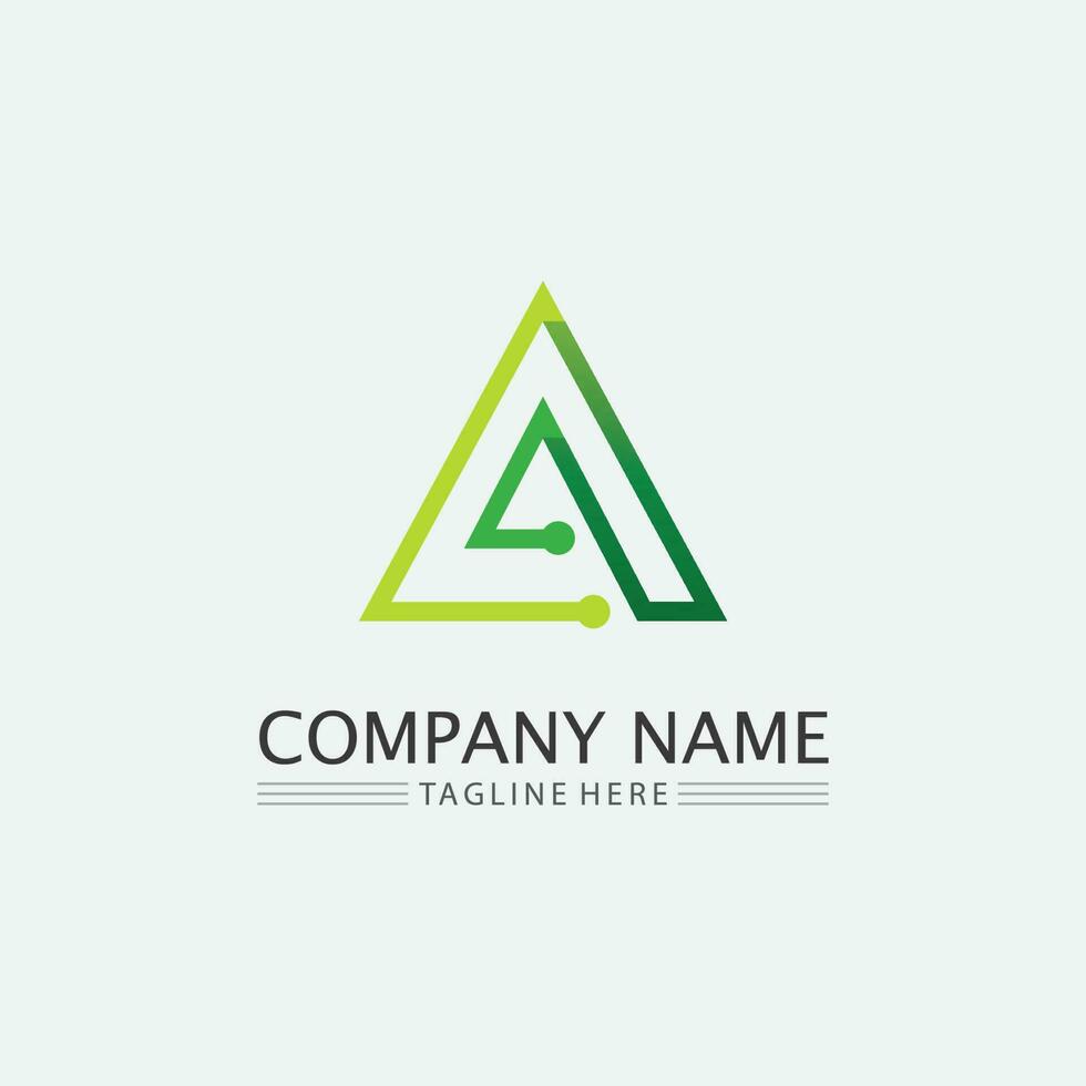 A Letter Logo Template vector