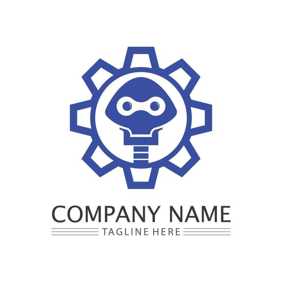 Robot icon vector