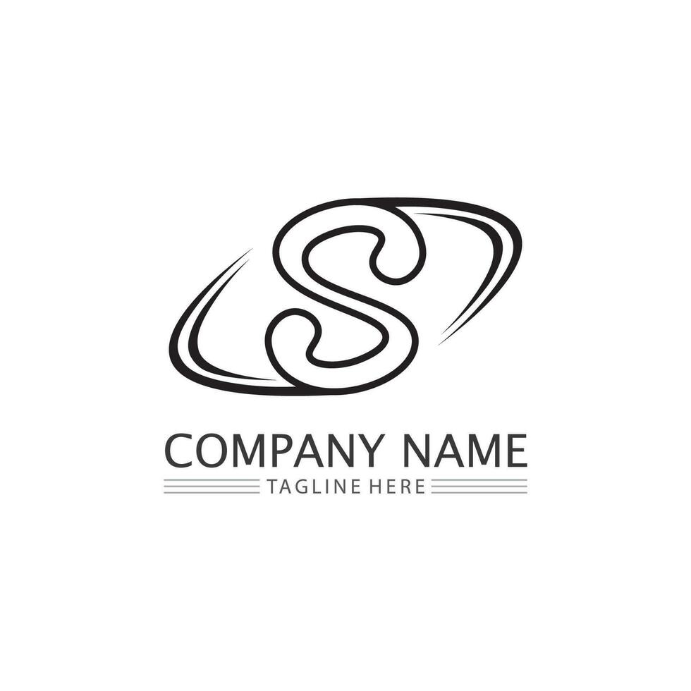 Business corporate S letter logo vector