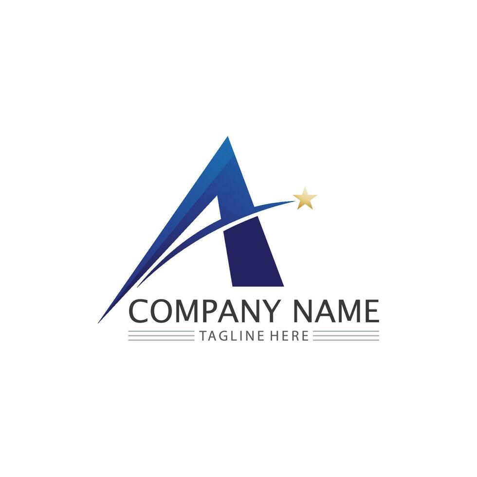 A Letter Logo Template vector