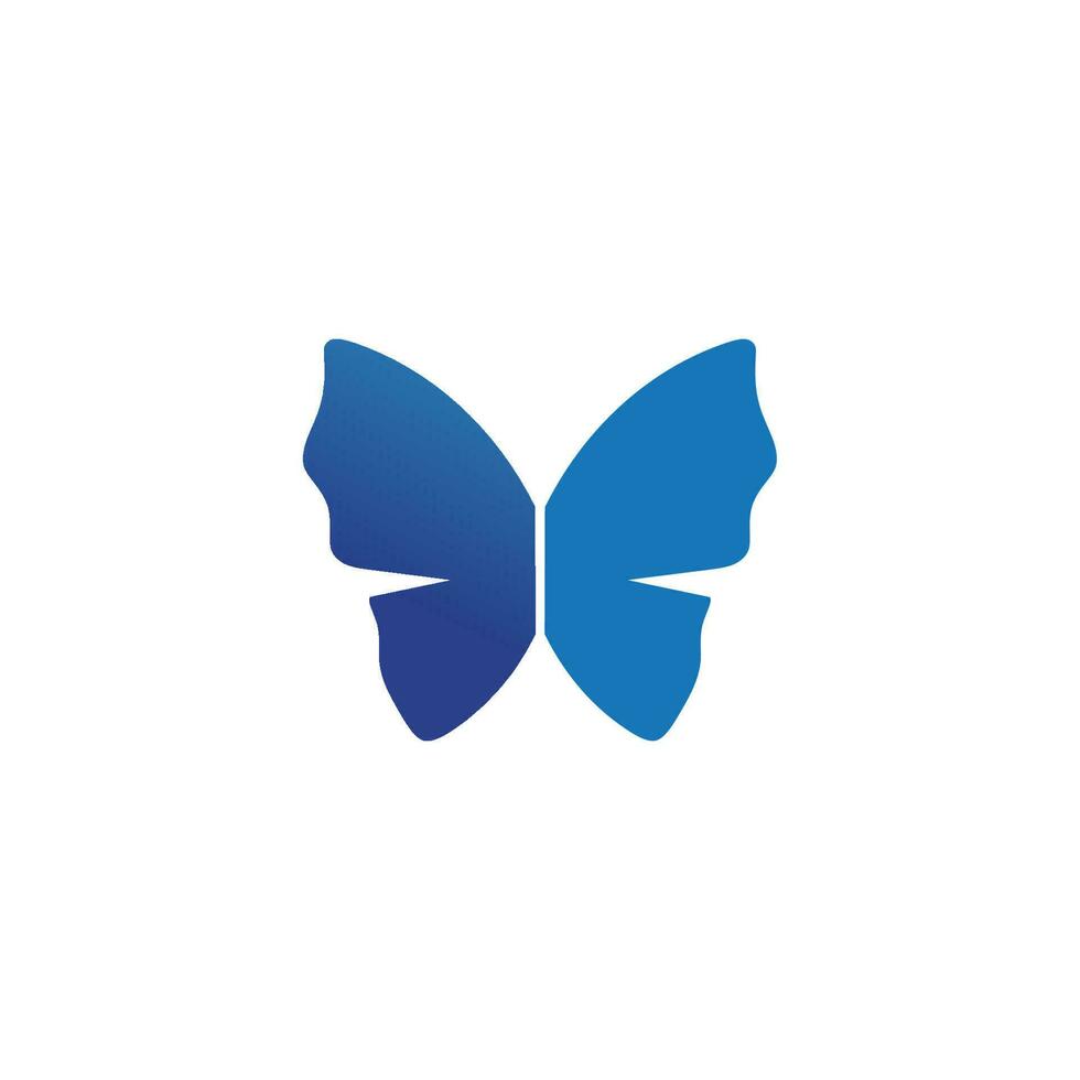 Vector Butterfly conceptual simple colorful icon Logo Vector Animal Insect