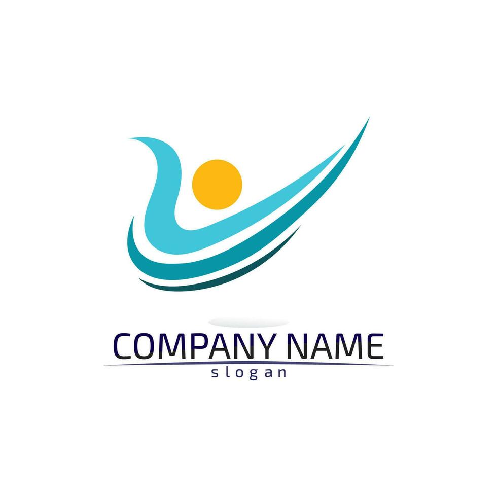 Tree leaf vector design eco friendly concept logo