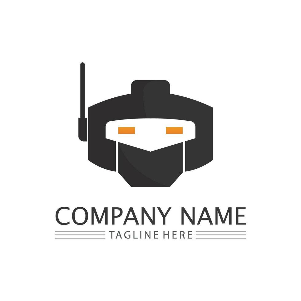 Robot icon vector