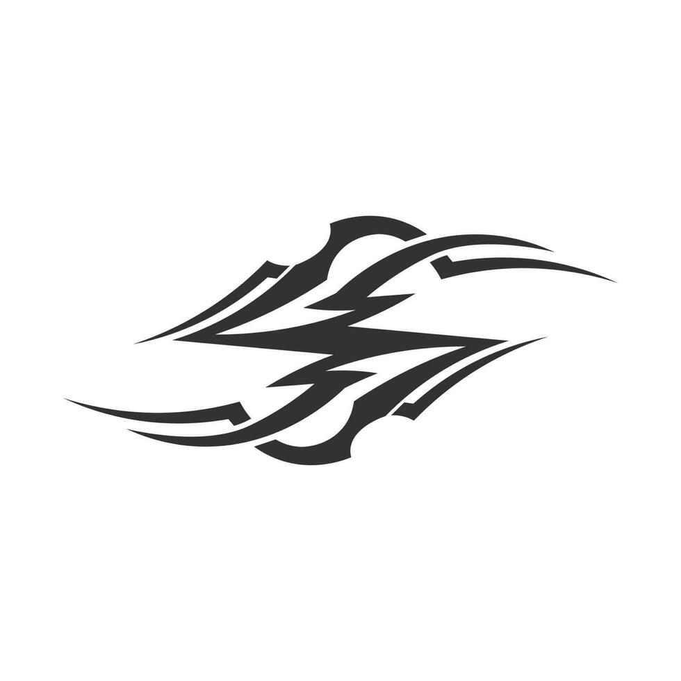 tribal pattern tattoo vector art design,tattoo tribal abstract sleeve, sketch art design isolated on white background,Simple logo.