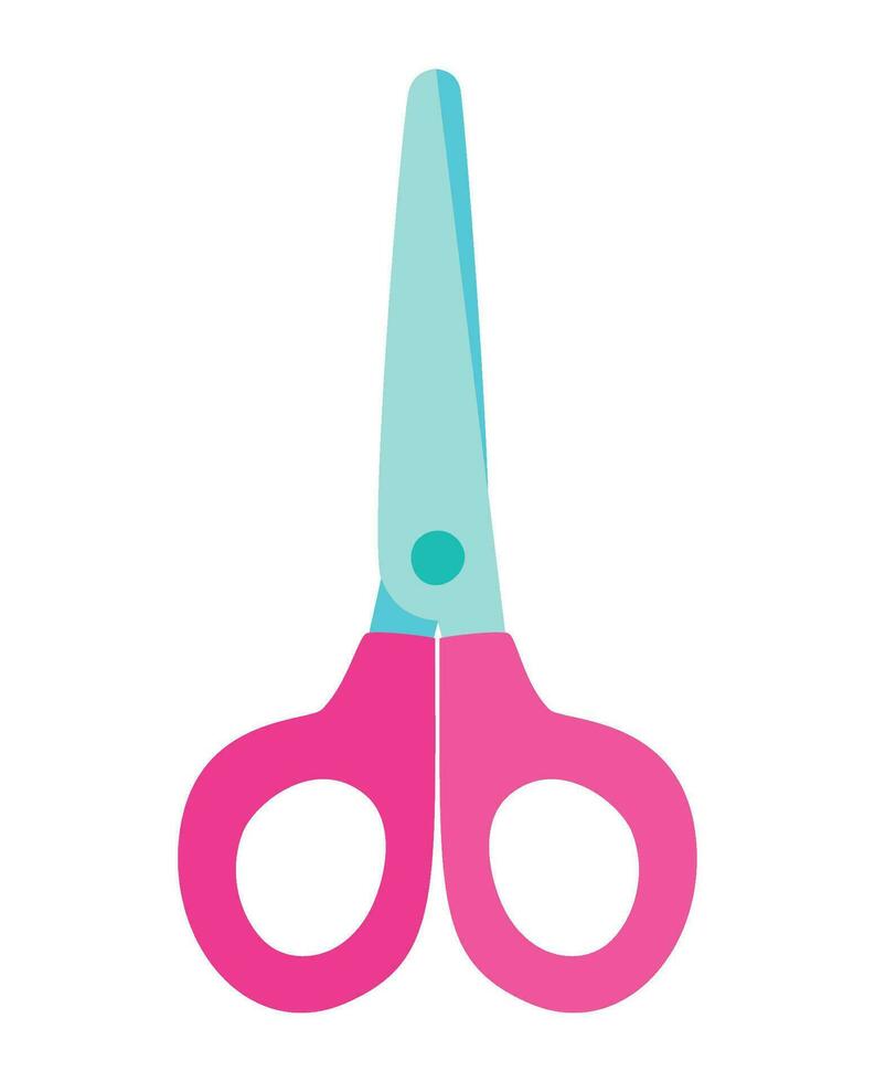 pink scissor design over white 24719265 Vector Art at Vecteezy