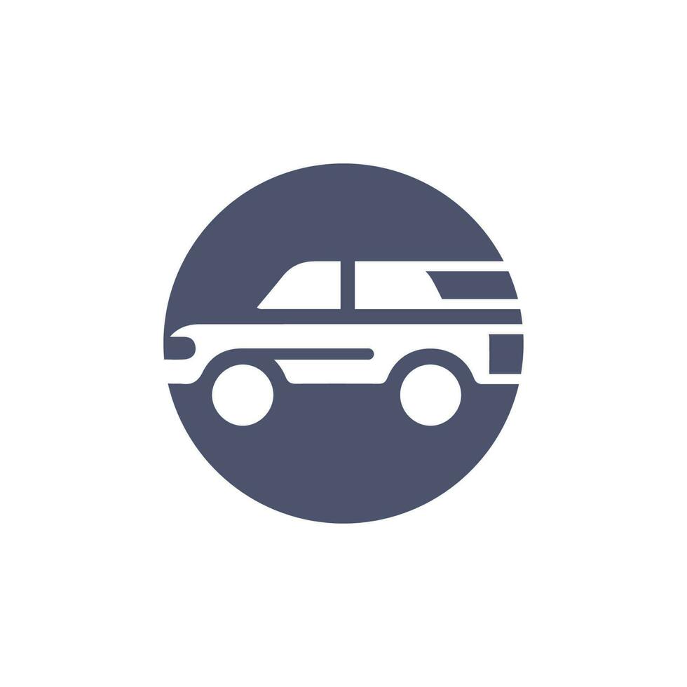 Auto car logo design with concept sports car vehicle icon silhouette.Vector illustration design template. vector
