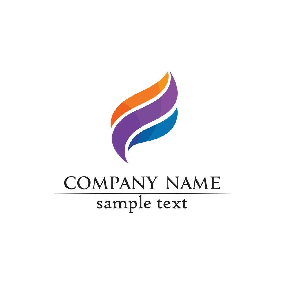 Business Finance professional logo template vector icon