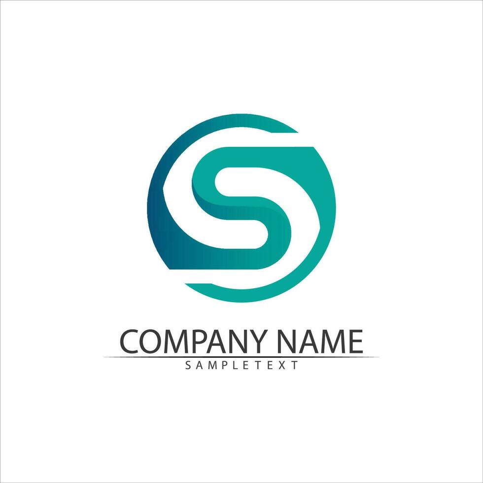 Business corporate S letter logo vector