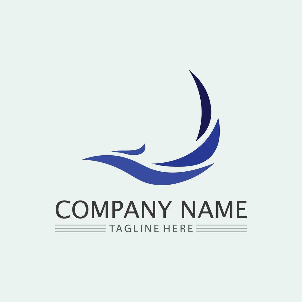 Business icon and logo design vector graphic