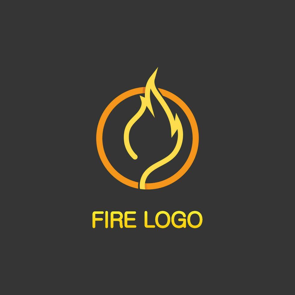 fuego logo e icono, elemento llameante caliente vector llama ilustración diseño energía, cálido, advertencia, signo de cocina, logo, icono, luz, potencia calor