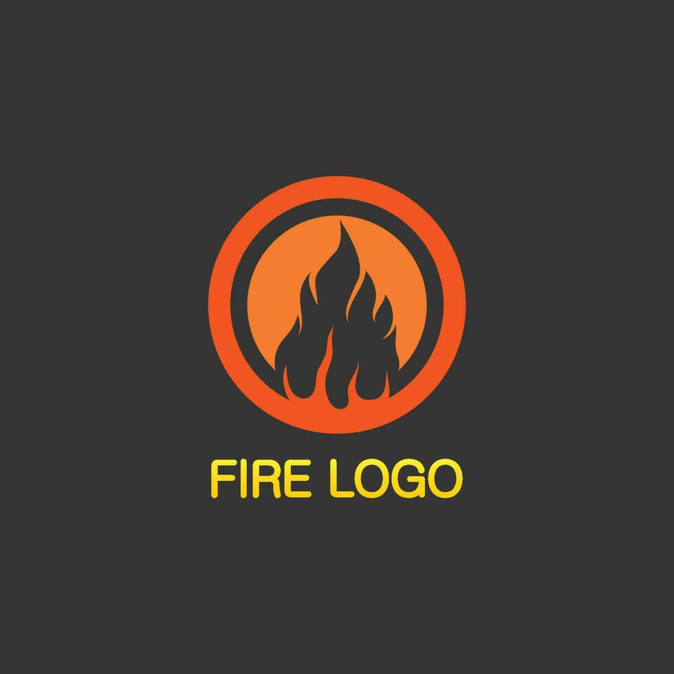 fuego logo e icono, elemento llameante caliente vector llama ilustración diseño energía, cálido, advertencia, signo de cocina, logo, icono, luz, potencia calor