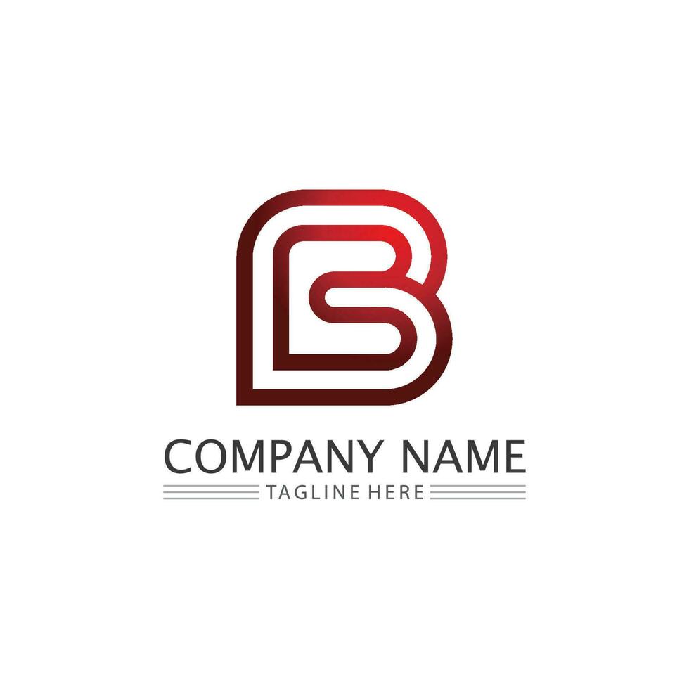 Letter b logo design with modern concept. Icon letter b vector illustration template