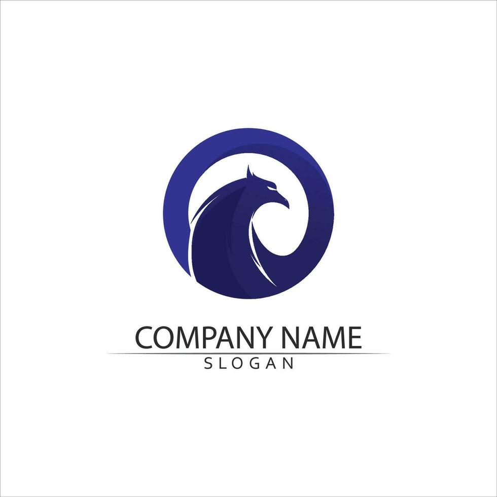 Falcon Logo Template vector