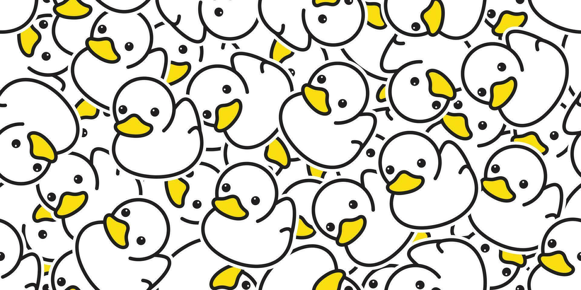 duck seamless pattern vector rubber ducky isolated cartoon illustration bird bath shower repeat wallpaper tile background gift wrap paper white