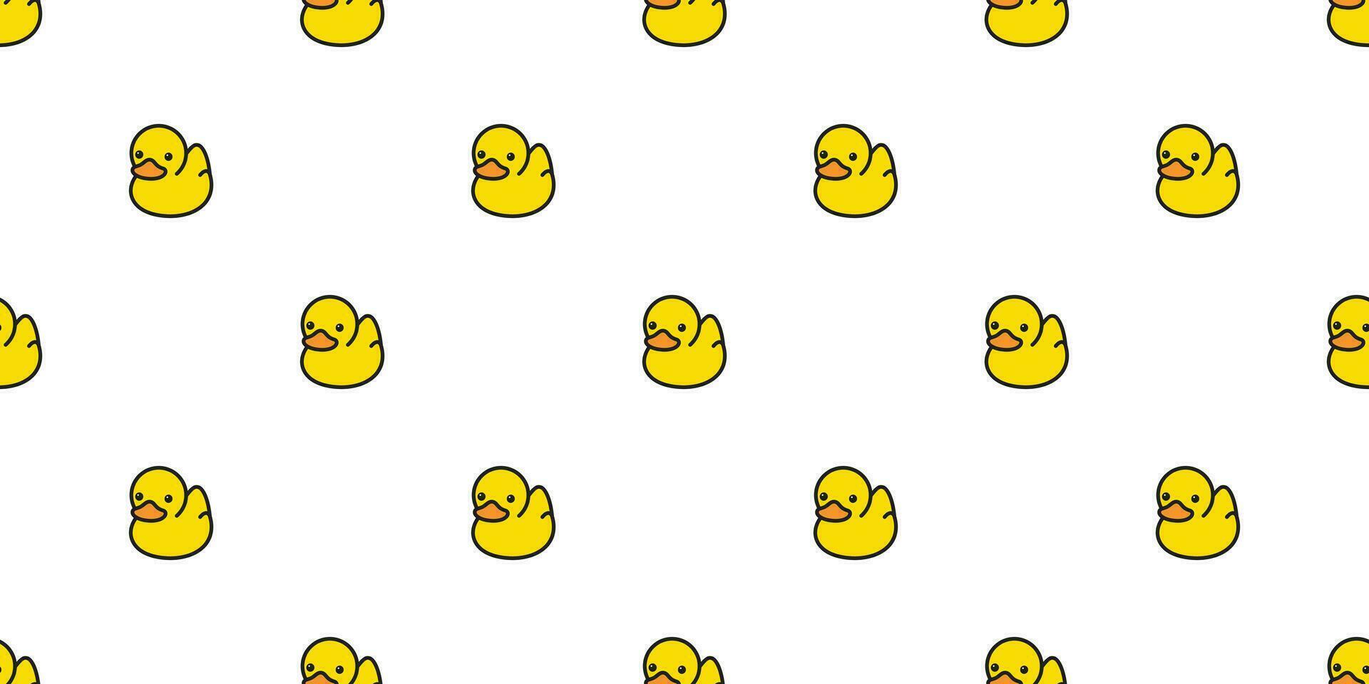 duck seamless pattern vector rubber ducky isolated cartoon illustration bird bath shower repeat wallpaper tile background gift wrap