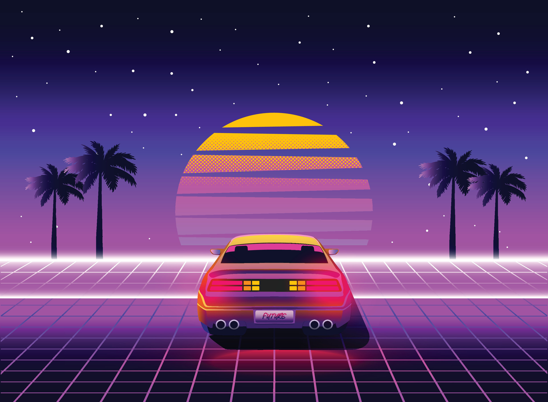 retro-future-80s-style-sci-fi-background-with-supercar-futuristic