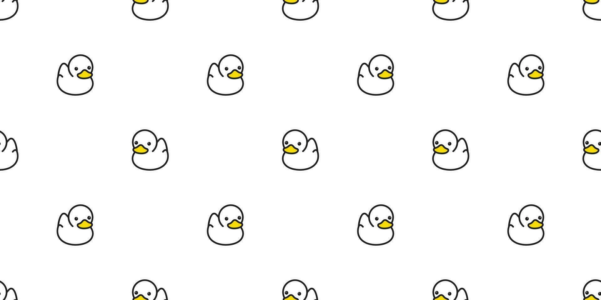 duck seamless pattern vector rubber ducky isolated cartoon illustration bird bath shower repeat wallpaper tile background gift wrap white