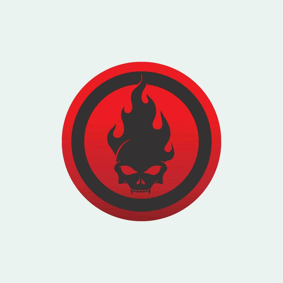 skull and bones icon logo design vector graphic illustration symbol