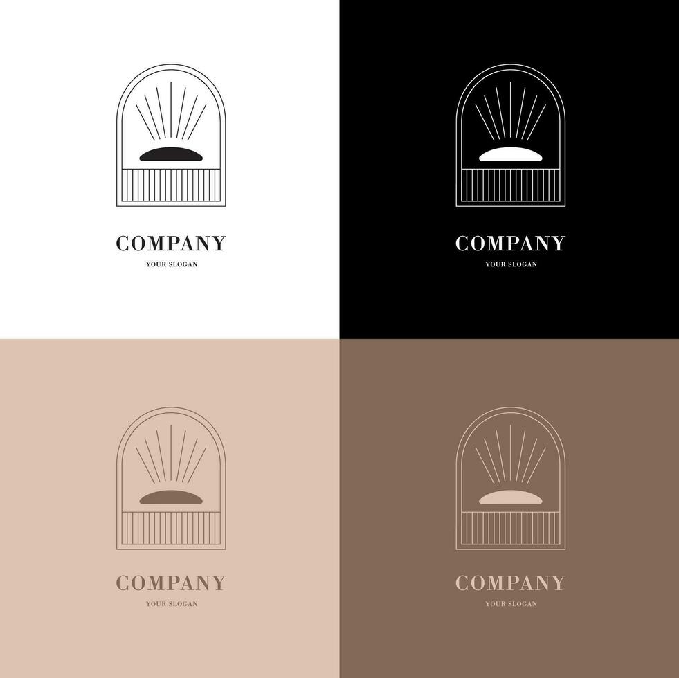 Logo Minimalism Bakery Bread vector