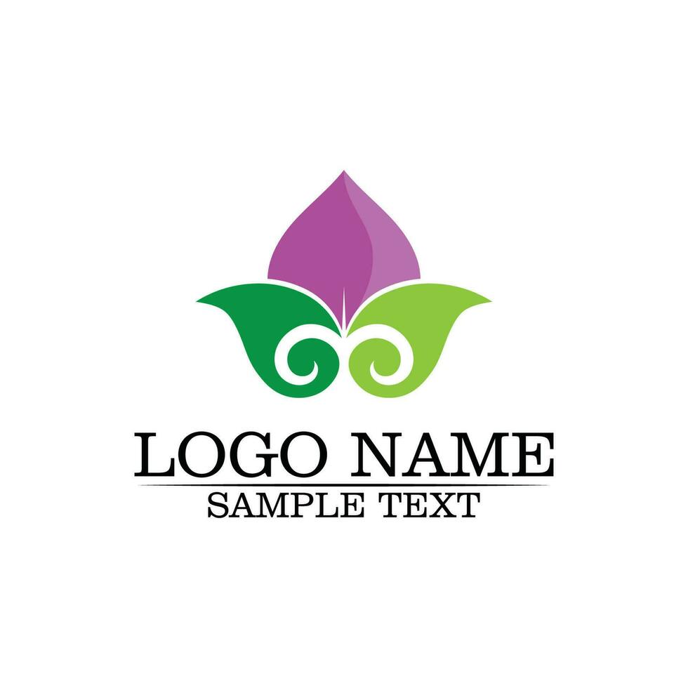 Eco Tree Leaf Logo Template vector