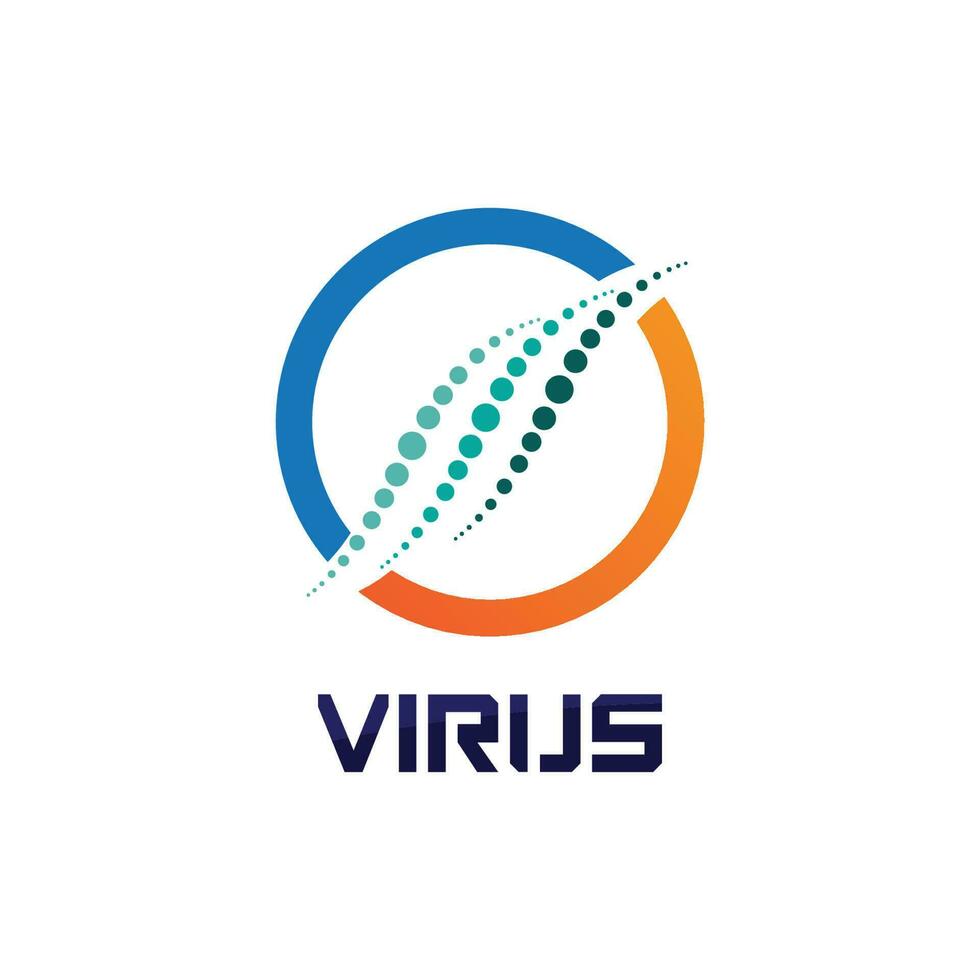 virus corona virus vector and mask design logo viral vector and design icon symbol