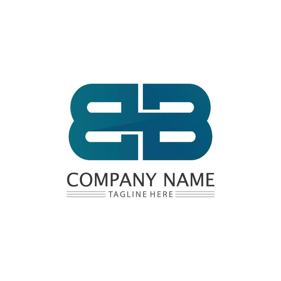 Letter b logo design with modern concept. Icon letter b vector illustration template