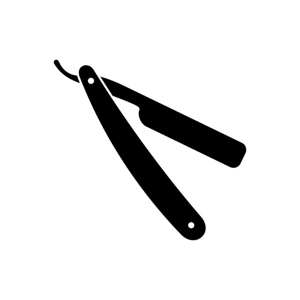 Derecho maquinilla de afeitar icono vector diseño plantillas sencillo y moderno
