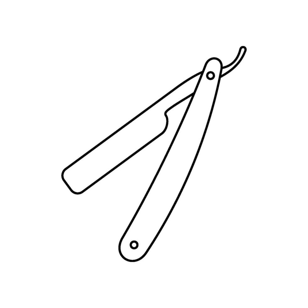 Straight Razor icon vector design templates simple and modern