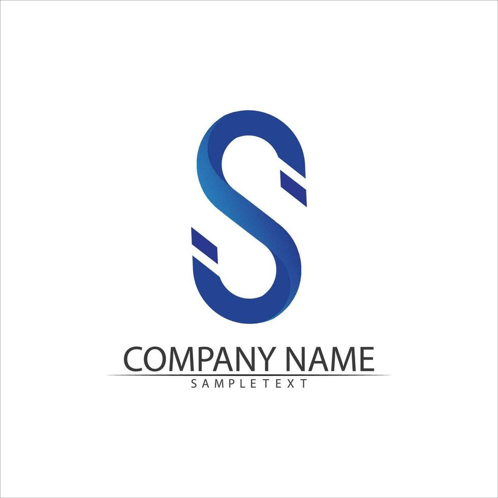 Business corporate S letter logo vector