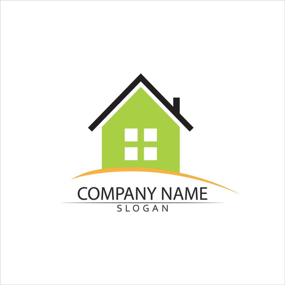 Real estate and home buildings vector logo icons template