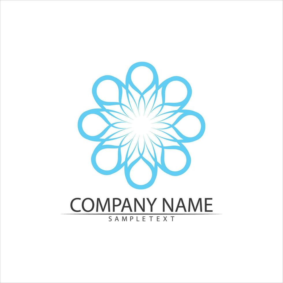 Water drop Logo Template vector