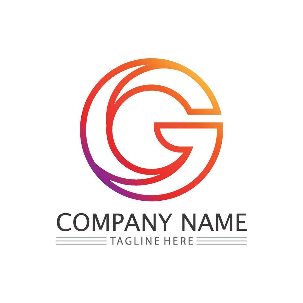 G Letter vector illustration icon