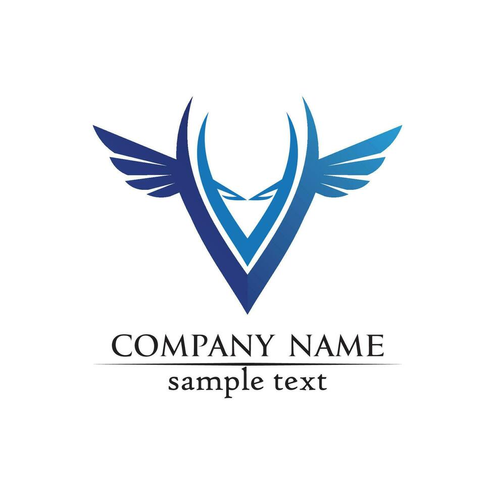 V letters business logo and symbols template vector