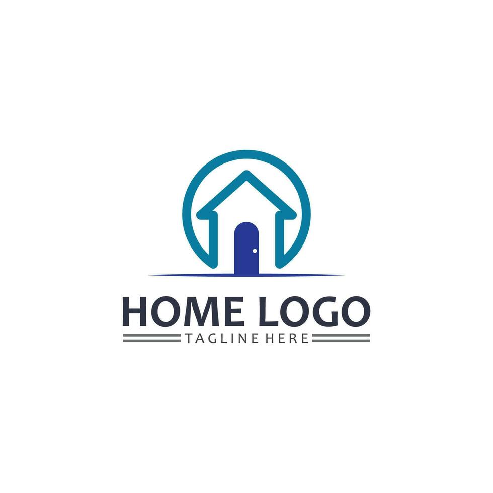 Home and house logo design vetor, logo , architecture and building, design property , stay at home estate Business logo, Construction Graphic, icon home logo vector