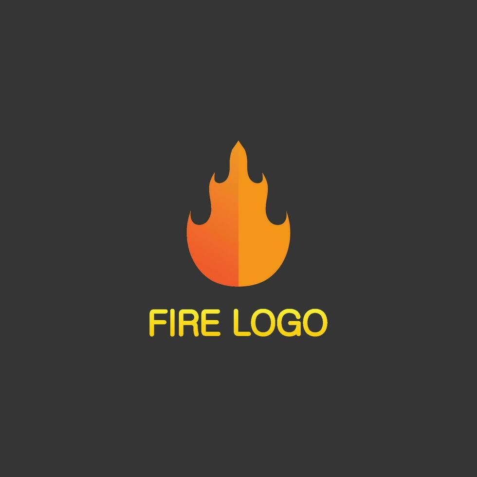 fuego logo e icono, elemento llameante caliente vector llama ilustración diseño energía, cálido, advertencia, signo de cocina, logo, icono, luz, potencia calor