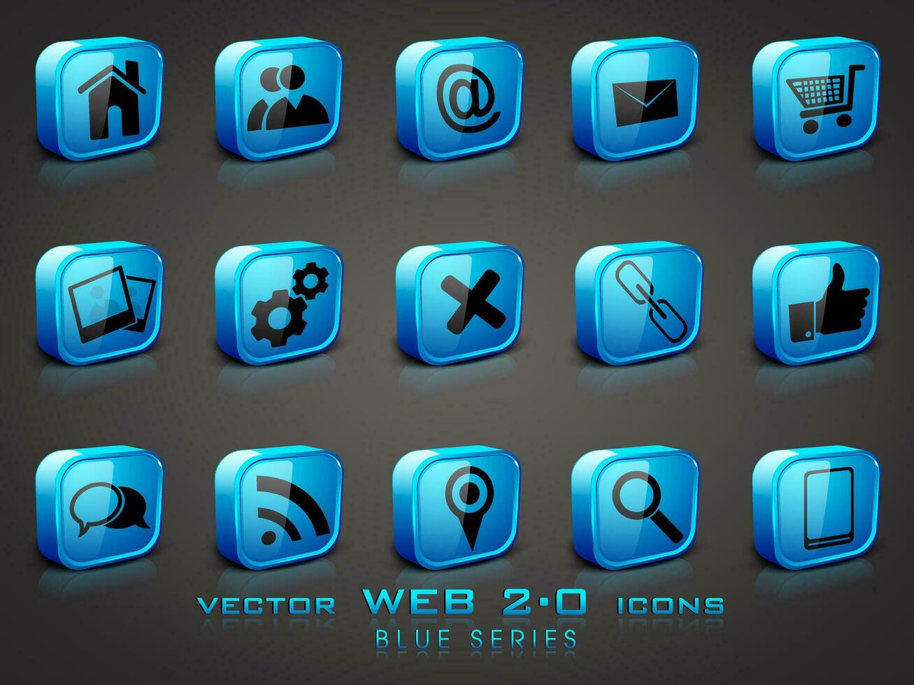 Web mail icons set can be used for websites, web applications. email applications or server Icons vector