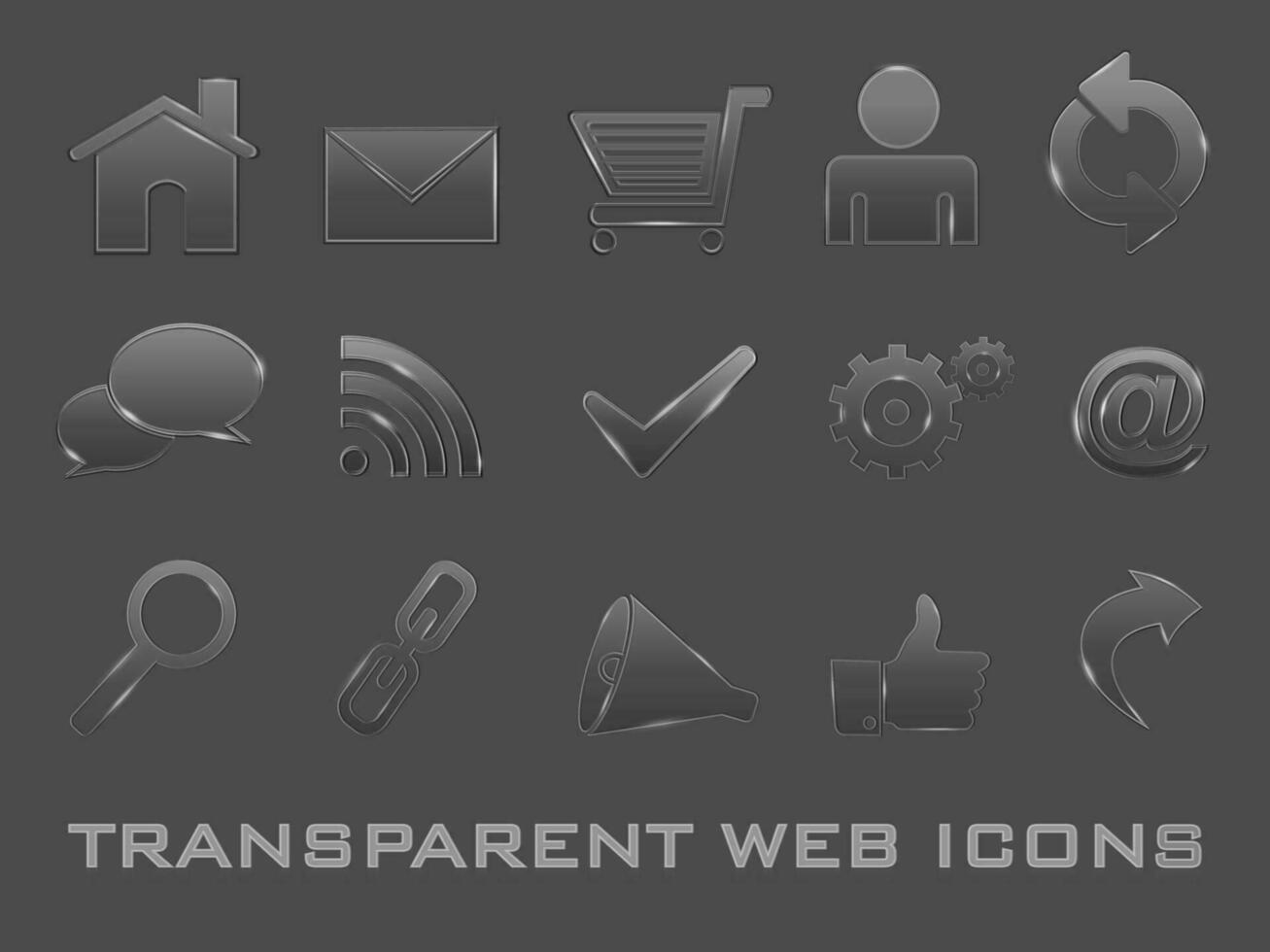 3D web 2.0 mail icons set can be used for websites, web applications. email applications or server Icons vector