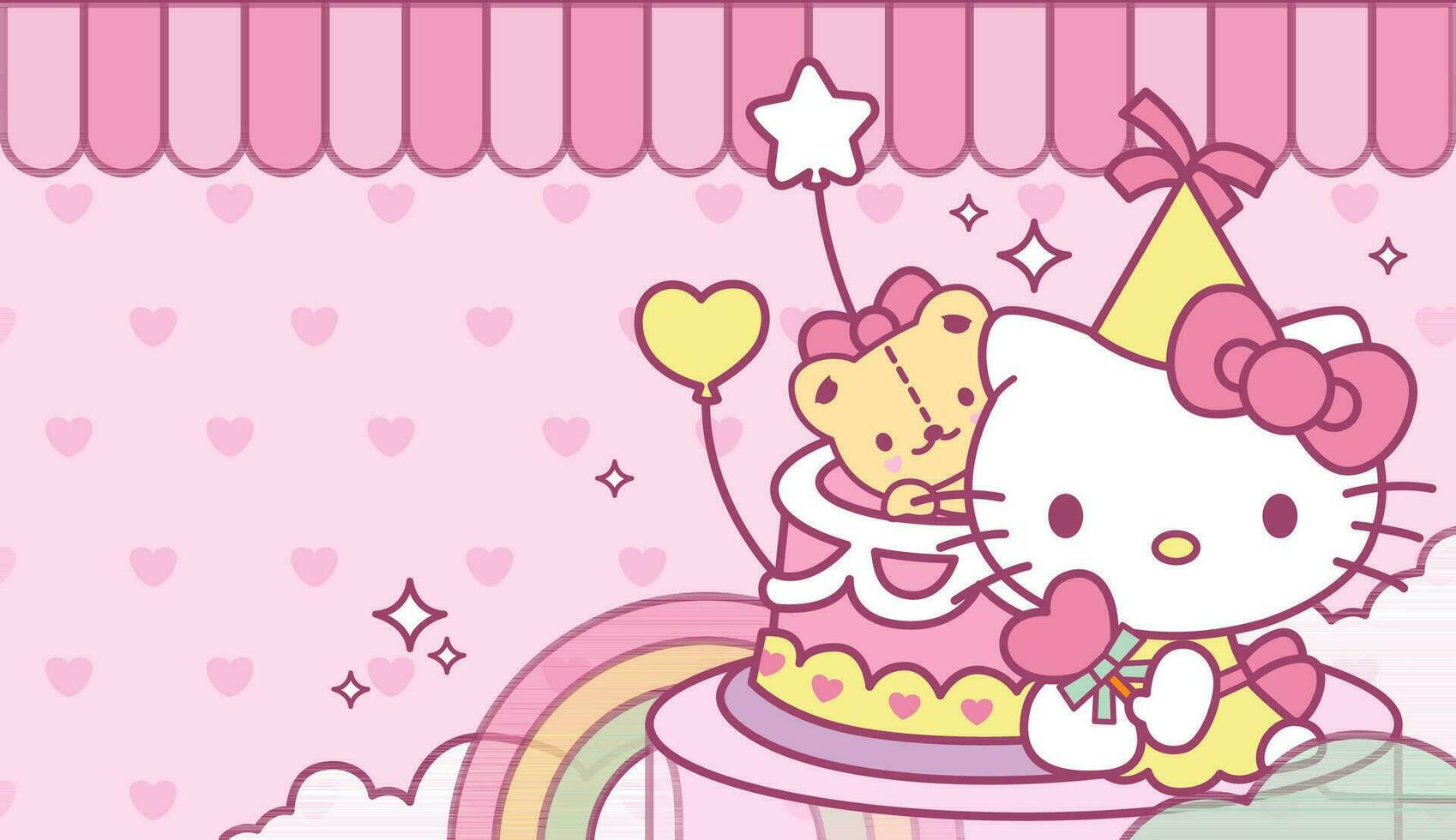 Hello Kitty Happy Birthday Wallpaper