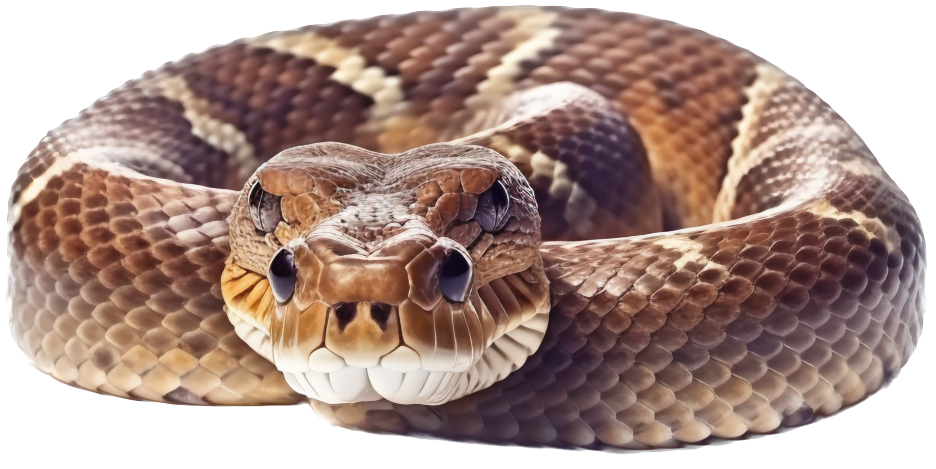 Snake png with AI generated.