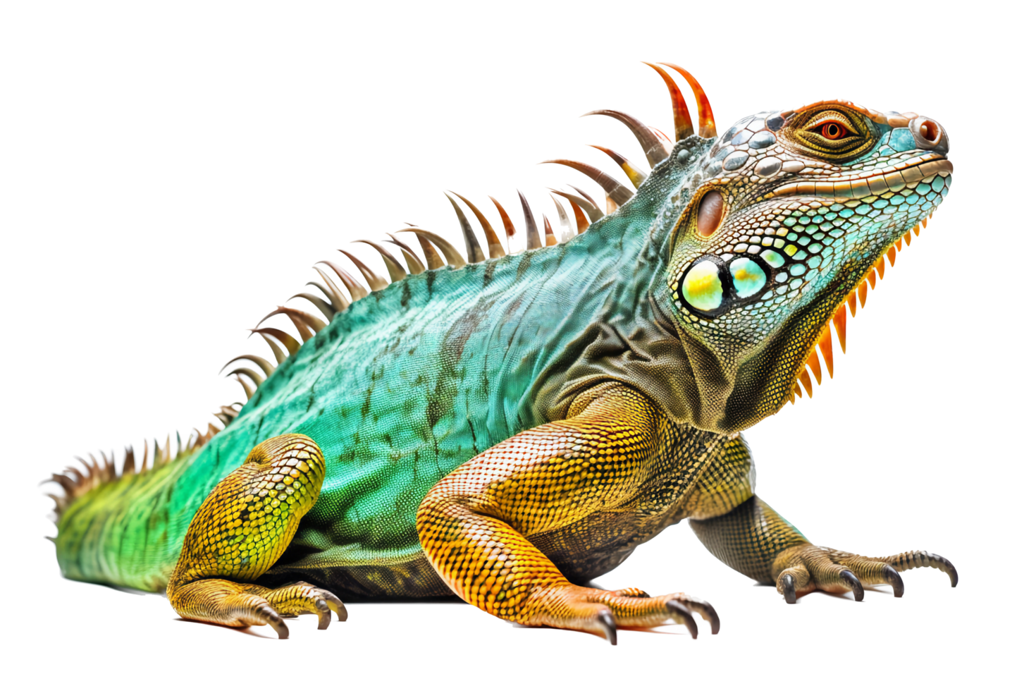 Iguana with . png