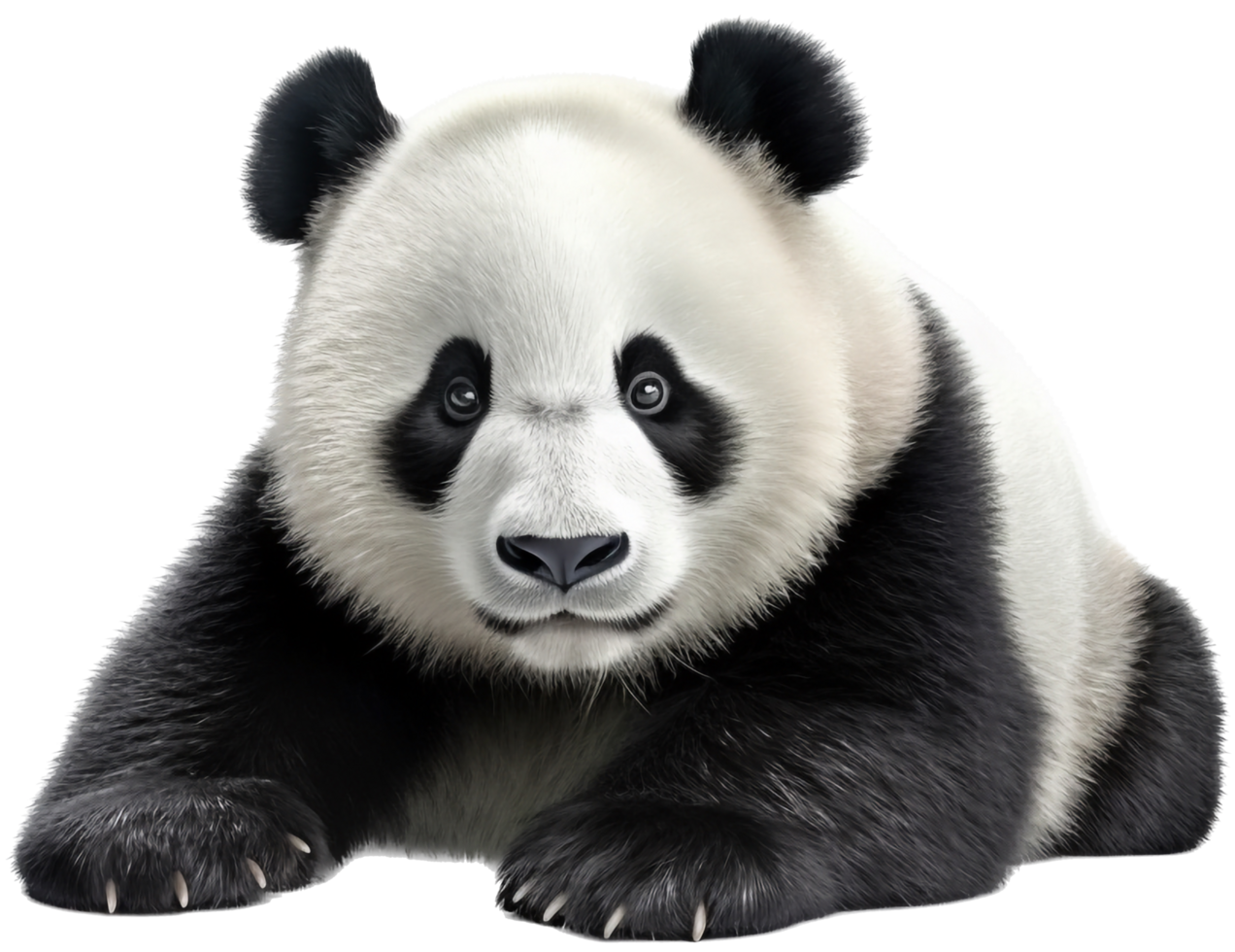 Panda png avec ai généré.