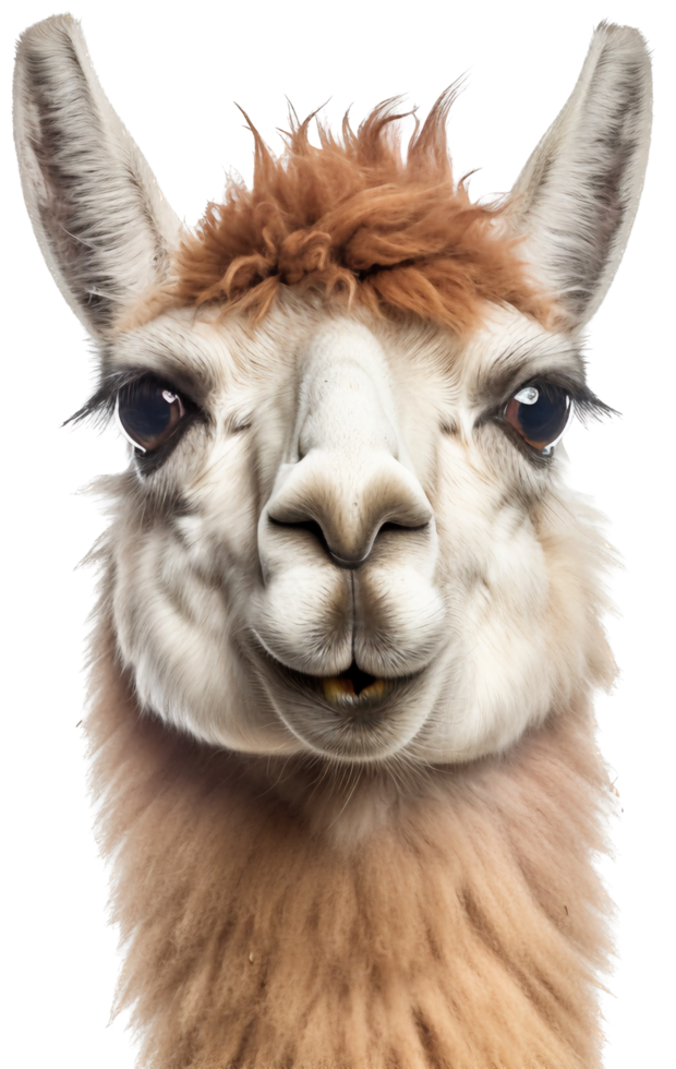 Llama png with AI generated