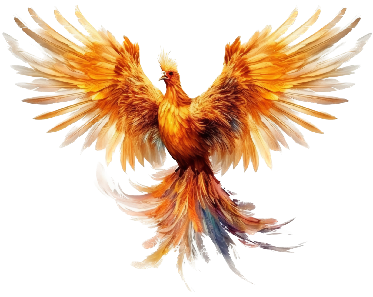 Phoenix png with AI generated.