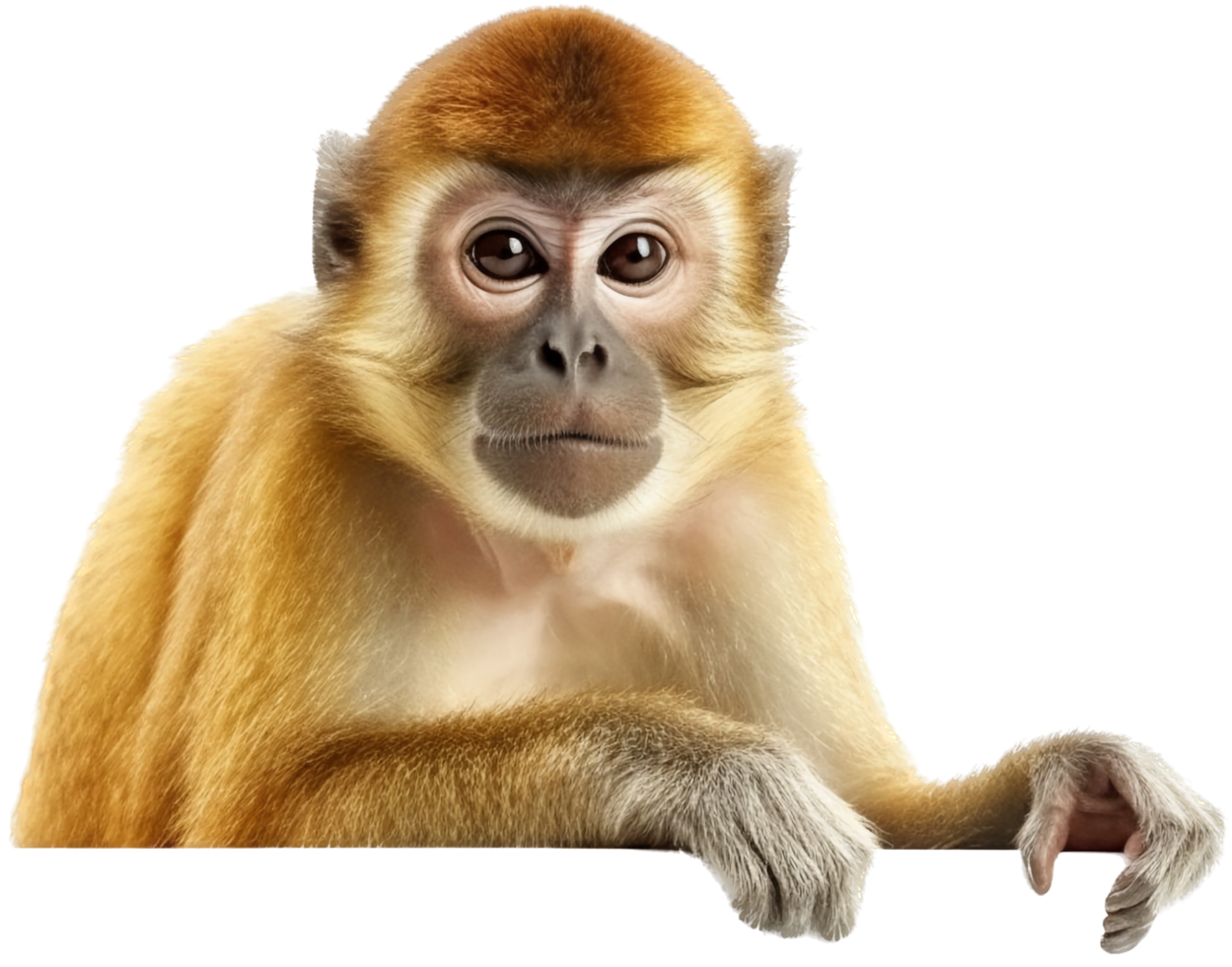 Monkey png with AI generated