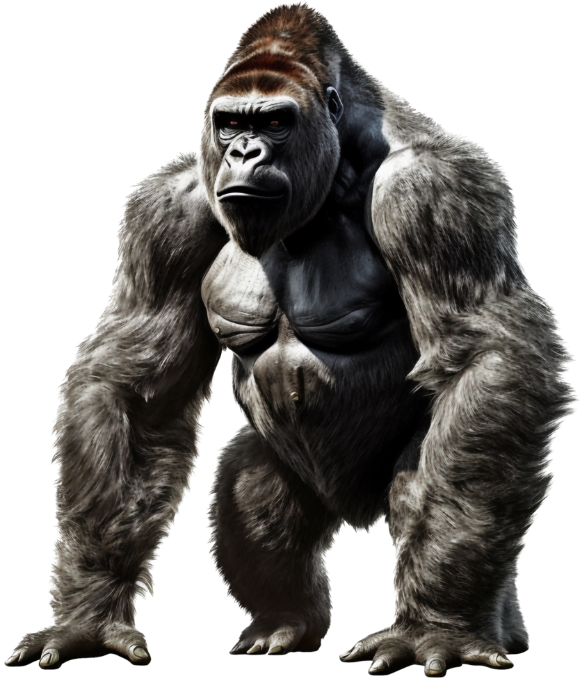 gorilla png med ai genererad.