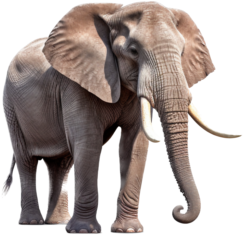 elefant png med ai genererad.