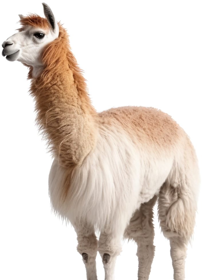 Llama png with AI generated